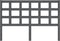 vidaXL - Hoofdbord - 145,5x4x100 - cm - massief - grenenhout - grijs
