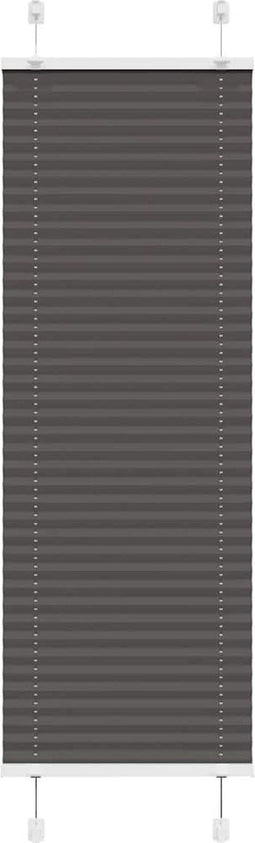 vidaXL - Plissé - rolgordijn - 40x150 - cm - stofbreedte - 39,4 - cm - polyester - zwart
