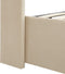 Savona Gestoffeerd Bed - 200 x 120 cm - Bedlade - Beige