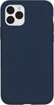 Accezz iPhone 11 Pro - Back Cover - Schokabsorberend Siliconen - Donkerblauw
