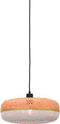 GOOD&MOJO Hanglamp Palawan - Bamboe/Wit - Ø40cm - Scandinavisch,Bohemian - Hanglampen Eetkamer, Slaapkamer, Woonkamer