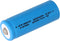 IFR 18500 1200 mAh 3,2 V LiFePo4 batterijknop zonder kop onbeschermde afmetingen ca. 50,7 x 18,15 mm