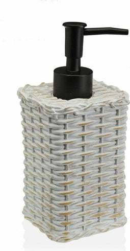 Zeepdispenser Beige Zwart (7,5 x 18 x 7,5 cm)