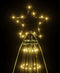 vidaXL - Kerstboom - met - grondpin - 1134 - LED's - warmwit - 800 - cm