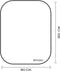 BRASQ CM100 - Rechthoekige Stoelmat - Hoogwaardig PVC - 90x120 cm