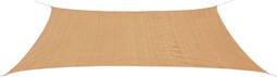 vidaXL - Zonnescherm - HDPE - rechthoekig - 4x6 - m - beige