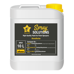 SpraySolutions - Verspuitbare Muurverf - 10 Liter - Wit