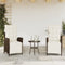 vidaXL - Tuinstoelen - 2 - st - verstelbaar - met - voetensteun - poly - rattan - bruin