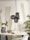 GOOD&MOJO Hanglamp Tanami - Rotan Zwart - 3L - Modern - Hanglampen Eetkamer, Slaapkamer, Woonkamer
