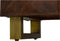 Tafelpoten U-model - 39x10x15 - Antique gold - Set van 2