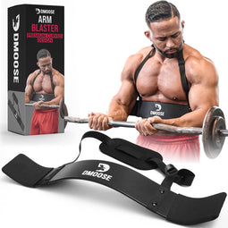 Fitness Arm Curl Blaster dik aluminium, robuuste klinknagels, contour en verstelbaar - verbeterde de
