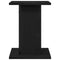 vidaXL - Plantstandaard - 2 - stuks - Zwart - Eiken - 30x30x40 - cm - Engineered - Wood