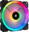 Corsair LL120 RGB - Ventilator 120mm - 600-1500 RPM - Zwart (1x)
