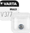 Varta SR626 SW/SR66 SW/V377 - Wegwerpbatterij - Zilver-oxide - 27mAh - 6,8 x 2,6 mm (1 BL)