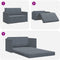vidaXL - Zetelbed - 2-in-1 - Donkergrijs - 124x204x61 - cm - Velvet