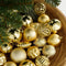 House of Seasons - Kerstballen Set - Onbreekbaar - Goud - Ø7 cm (60 stuks)