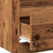 vidaXL - Nachtkastje - 40x40x50 - cm - bewerkt - hout - oud - houtkleurig