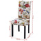 vidaXL - Eetkamerstoelen - 4 - st - stof - meerkleurig
