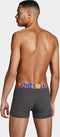 JACK&JONES ADDITIONALS JACCRAZY - Boxershorts 3-pack - Effen met gekleurde band - Zwart Donkergrijs Helder Blauw (3-pack)