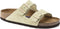 Birkenstock Arizona - Dames Slippers - Suède - Almond - Maat 38