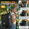 MIVELO 3-in-1 Fietstas - Waterdicht Rugzak Schoudertas - 25L Zwart Reflecterend