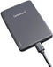 Intenso MW10000 - Powerbank - 10.000 mAh - Draadloos opladen tot 15W - Grijs