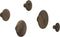 Muuto - The Dots - Kapstok - Walnoot - Set van 5
