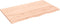 vidaXL - Wastafelblad - 100x60x2 - cm - onbehandeld - massief - hout