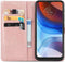 iMoshion Hoesje Geschikt voor Motorola Moto E7i Power Hoesje Met Pasjeshouder - iMoshion Mandala Bookcase - Rosé Goud