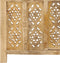 vidaXL - Kamerscherm - 4 - panelen - handgesneden - 160x165 - cm - massief - mangohout