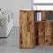 vidaXL - Opbergkast - 40x45x103,5 - cm - bewerkt - hout - oud - houtkleurig