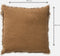 Dutch Decor BURTO - Kussenhoes 60x60 cm - gewassen katoen - Tobacco Brown - bruin - met rits - zonder binnenkussen