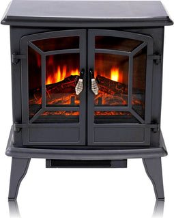 Classic Fire MEESP6530/0010 - Elektrische Sfeerhaard - LED Vlammen 2000W - Zwart