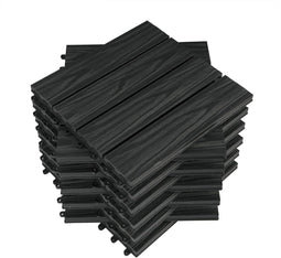Woltu GTF006an-2 - WPC Terrastegels 30x30 cm - Antislip - Antraciet (22 stuks)