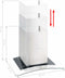 vidaXL Wandafzuigkap 756 m³/u LED 60 cm roestvrij staal