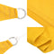 vidaXL - Zonnezeil - 160 - g/m² - rechthoekig - 2x3 - m - HDPE - geel