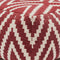 SVJ Poef Vierkant - 55 x 55 x 37 cm - Katoen - Rood