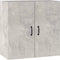 vidaXL - Wandkast - 60x31x60 - cm - bewerkt - hout - betongrijs