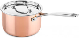 Steelpan Ø16cm met deksel - inductie - koper - DUCQ