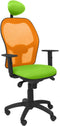 Bureaustoel met hoofdsteun Jorquera Piqueras y Crespo BALI22C Groen Pistache