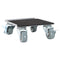 Meubelrollers 4 st met lifter 13,5x13,5x6 cm staal 1300 kg