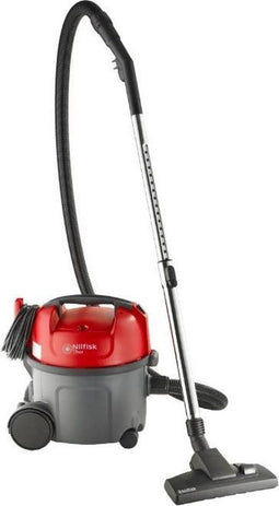 Nilfisk THOR - RVS tankstofzuiger 8l 800W - HEPA H13 filter - Rood/Grijs