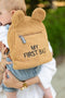 Childhome My First Bag - Kinderrugzak - Superzachte Teddy Stof - Bruin