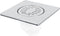 Differnz Basic - Doucheput - Onderaansluiting - 15 x 15 cm - Mat chroom