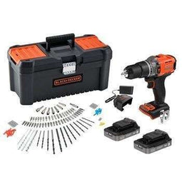 BLACK+DECKER BCD383D2TA - 18V boor- en schroefmachine
