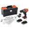 BLACK+DECKER BCD383D2TA - 18V boor- en schroefmachine