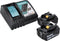 Makita DBO380RTJ - Accu Vlakschuurmachine 18V 5.0Ah - Stofafzuiging - Klembevestiging