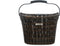 New Looxs Lombok Rotan Look Afneembare Fietsmand Stuur - 19 liter - Donker Bruin