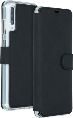 Accezz Hoesje Geschikt voor Samsung Galaxy A70 Hoesje Met Pasjeshouder - Accezz Xtreme Wallet Bookcase - Zwart
