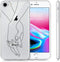 iMoshion Hoesje Geschikt voor iPhone 7 / 8 / SE (2020) / SE (2022) Hoesje Siliconen - iMoshion Design hoesje - Transparant / Holding Hands